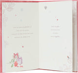 Champagne and Presents Design Traditional Christmas Card with Lovely Verse