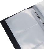 Q-Connect Polypropylene Black Name Business Card Holder 160 Card