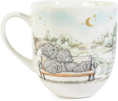 Tatty Teddy Luxury Bone China 'Moon and Back' Mug for A Loved One Presented in Satin-Lined Gift Box Signature Collection