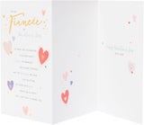 UK Greetings Valentine's Day Card for Fianc�e - Heartfelt Design