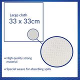 AF Safecloths General Use Absorbent Lint-free 340x320mm Ref SCH050 [Pack of 50], White