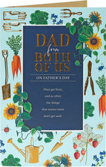 Gardening Themed For Dad From Both Of Us Father's Day Card