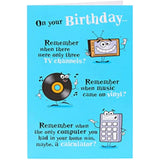 Humorous Nostalgic Funny Birthday Card