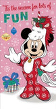 Disney Minnie Mouse Christmas Money Wallet Card