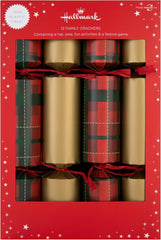 Christmas Gold & Tartan Cracker