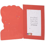 Caterpillar Design 2nd Birthday Card