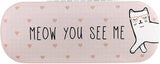 Cutie Cat Meow You See Me Meow You Don’t Glasses Case with Cleaning Cloth
