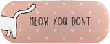 Cutie Cat Meow You See Me Meow You Don’t Glasses Case with Cleaning Cloth
