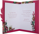 Traditional Wreath and Verse Design Wife Boxed Christmas Card