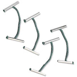 Q-Connect Treasury Tags 76mm Green Metal Ends Pack of 100