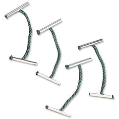 Q-Connect Treasury Tags 76mm Green Metal Ends Pack of 100