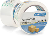 Rapesco Strong Packing Tape 50mm x 60m – Clear (Pack 2)