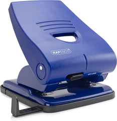 Rapesco 835-P 2-Hole Punch, 40 Sheets - Blue