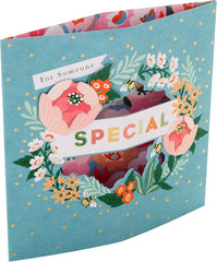 Someone Special - Die Cut Floral Design Card