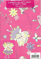 Ballet Dancing Fairies and Flowers Gift Wrap & Gift Tags