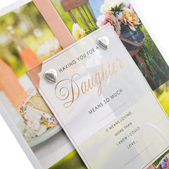 Large Birthday Card for Daughter – Traditional Verse Design with Envelope