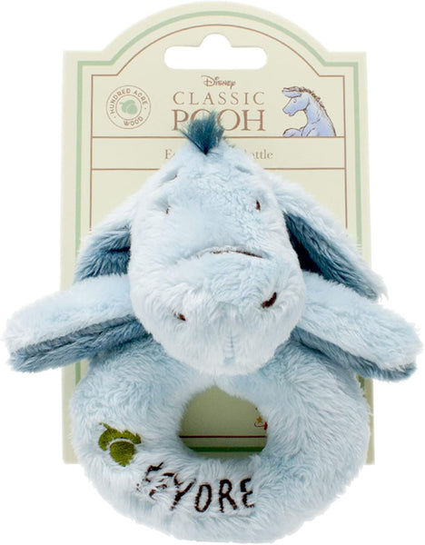 Rainbow Designs Classic Eeyore Ring Rattle, White