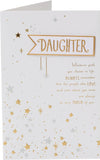Birthday Card for Daughter - Stars Design