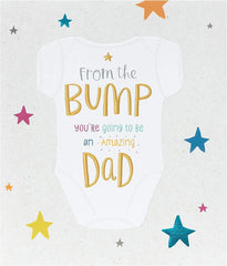 From The Bump Dad To Be Father's Day Card