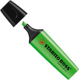 Stabilo Boss Original Green Highlighter (Pack of 3)