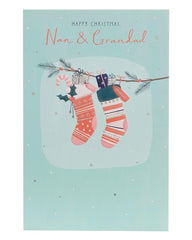 Nan & Grandad stockings-Nan & Grandad Christmas Card