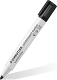 Lumocolor 351 Whiteboard Markers – Bullet Tip Black (Pack of 10)