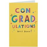 UK Greetings Graduation Card For Him/Her/Friend With Envelope - Yellow Design