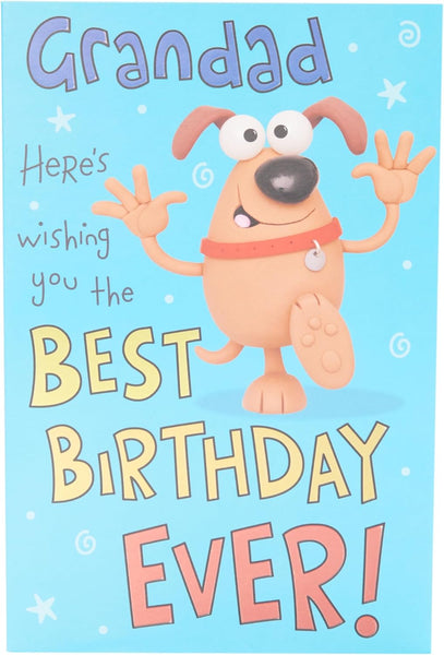 Grandad Wishing You The Best Birthday Ever Funny Birthday Greeting Card