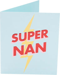 UK Greetings Mother's Day Card for Nan - Super Nan Design
