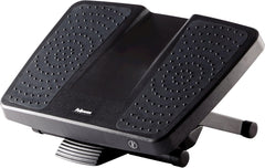 Fellowes Professional Series Ultra Ergonomic Under Desk Foot Rest – Adjustable Height & Massage Surface – Black