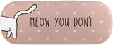 Cutie Cat Meow You See Me Meow You Don’t Glasses Case with Cleaning Cloth