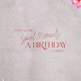 Traditional Floral Design Birthday Card