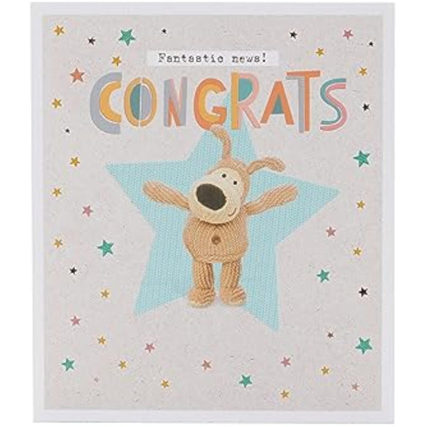 Boofle Congratulations Card for Him/Her/Friend - Cute Design