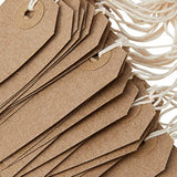 70 x 35mm Brown Strung Tag (Pack of 400)