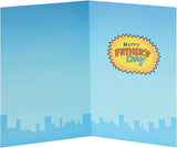 Super Grandpa Father's Day Card Flying Superman