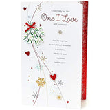 Daydreams One I Love Mistletoe Christmas Card