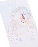 Christmas Card for Wife - Beautiful Snow Scene Design