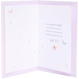 Light Pink Design Daughter Birthday Cards