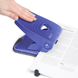 Rapesco 835-P 2-Hole Punch, 40 Sheets - Blue