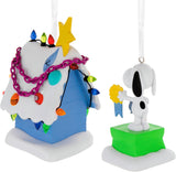 Storied Moments Snoopy Ornament – Peanuts Resin Hanging Decoration for Christmas