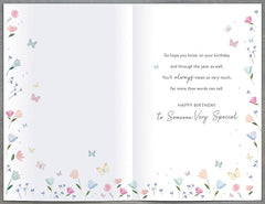 Sentimental Birthday Thoughts Card by Helen Steiner Rice