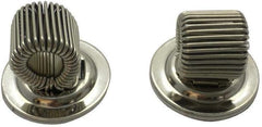 50 x Self Adhesive Metal Pen Holder Silver