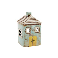 Village Pottery Blue House Tealight
