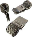 100 x Metal Silver Pen Clip Holder