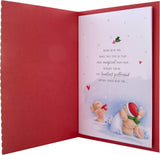 Forever Friends Winter Love Design Girlfriend Boxed Christmas Card