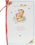 Disney Winnie The Pooh & Piglet Mum Christmas Card
