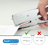 Rapesco Porpoise ONE Stapling Plier with Germ-Savvy® Bag and Box of Staples