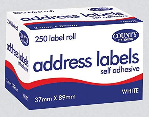 Address Label Roll of 250 Labels (Pack of 12)