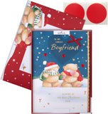 Hallmark Boxed Christmas Card for Boyfriend - Cute Forever Friends Winter Love Design