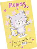 UK Greetings Mother's Day Card for Mummy - Cartoon Cat Design